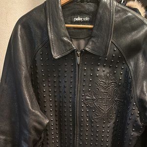 Authentic Pelle Pelle Studded Leather Jacket - SOLD
